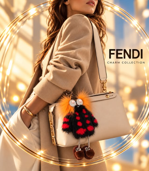 Fendi Hypnoteyes Witches Mink & Fox Fur Bag Charm – Rare Collector Piece