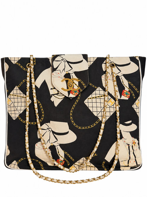 Chanel 1996 vintage bag front view