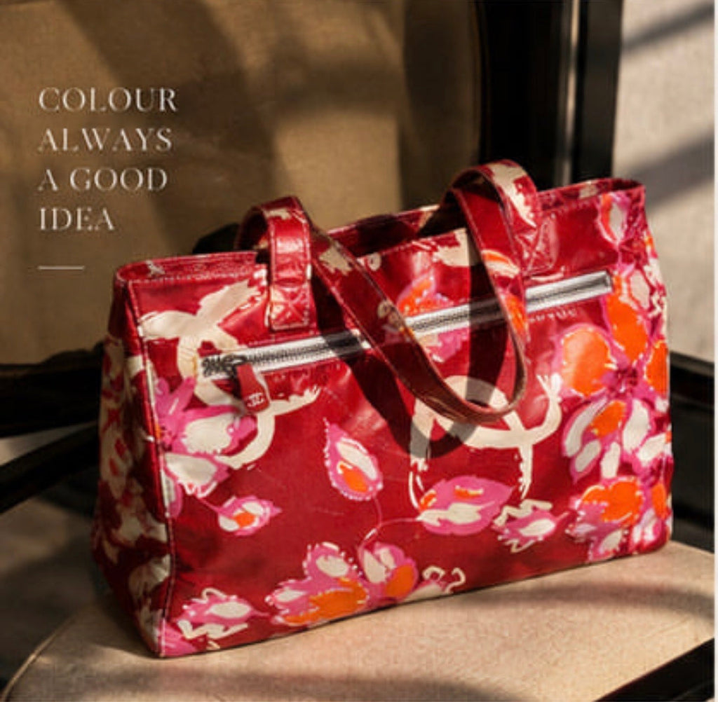 Chanel Vintage Floral Tote editorial image
