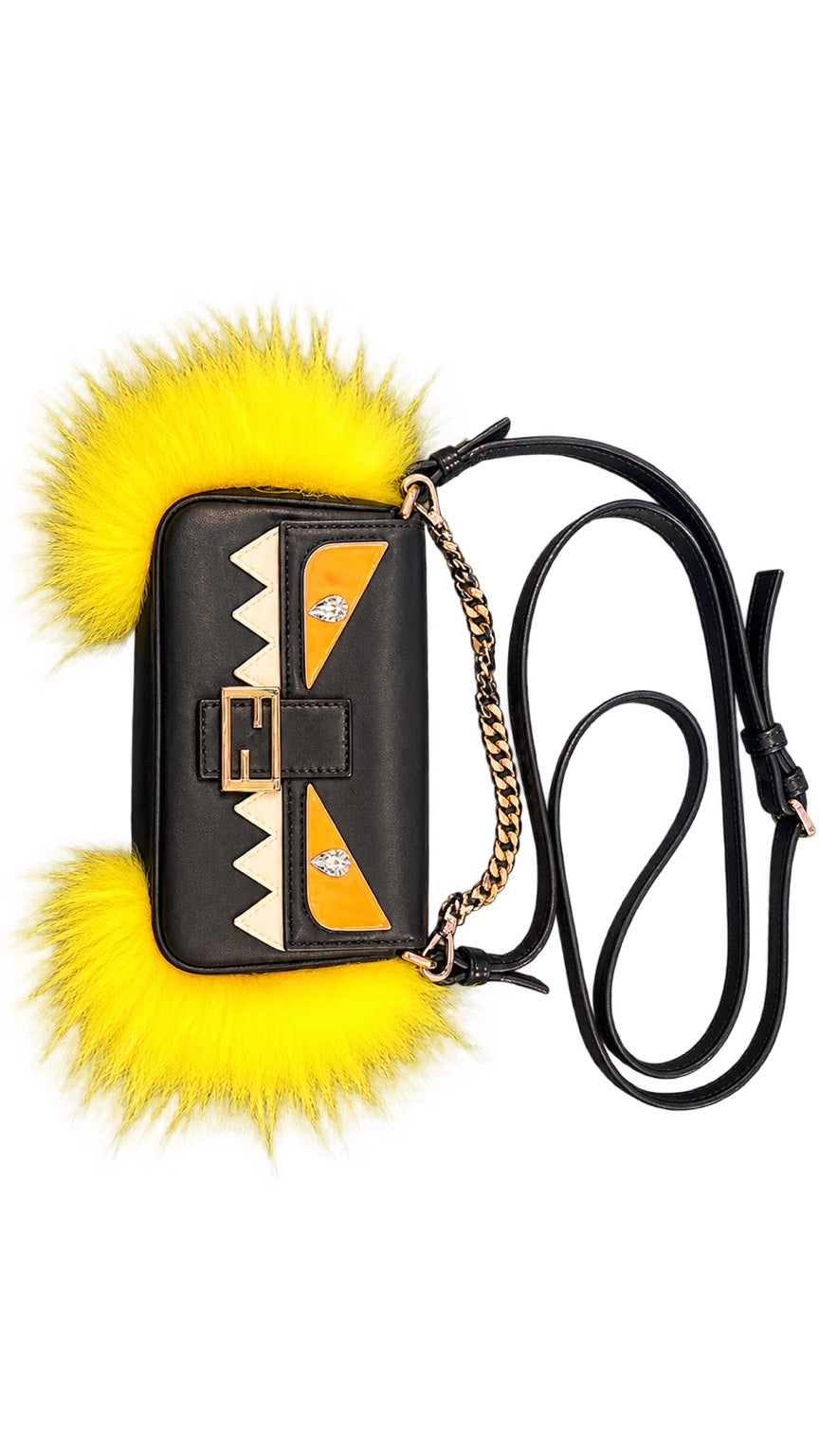 Fendi Monster Micro Baguette