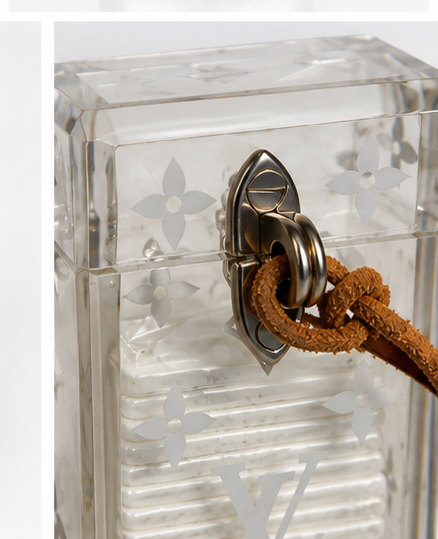 Louis Vuitton Monogram Domino Game clasp detail