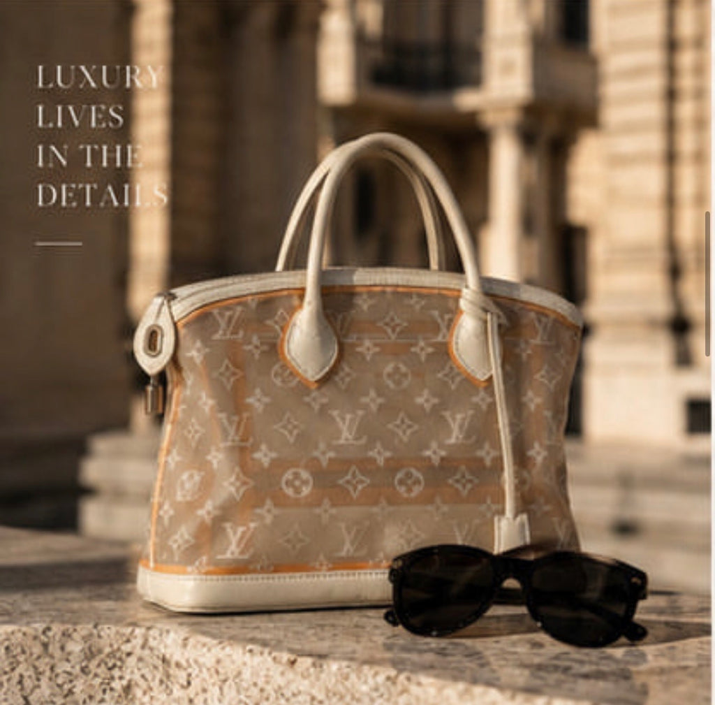 Louis Vuitton Monogram Transparence Lockit M40699 editorial image