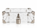 Louis Vuitton transparent Monogram plexiglass mini trunk collector piece