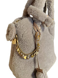Borsa Louis Vuitton vintage in shearling